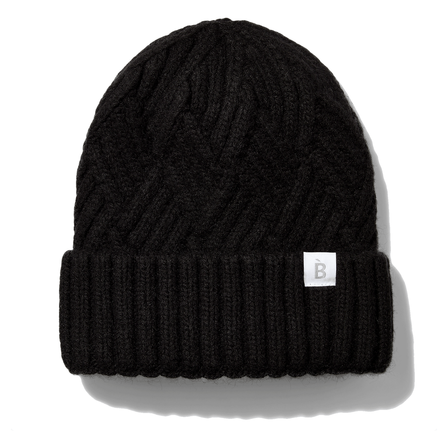 black silk lined beanie