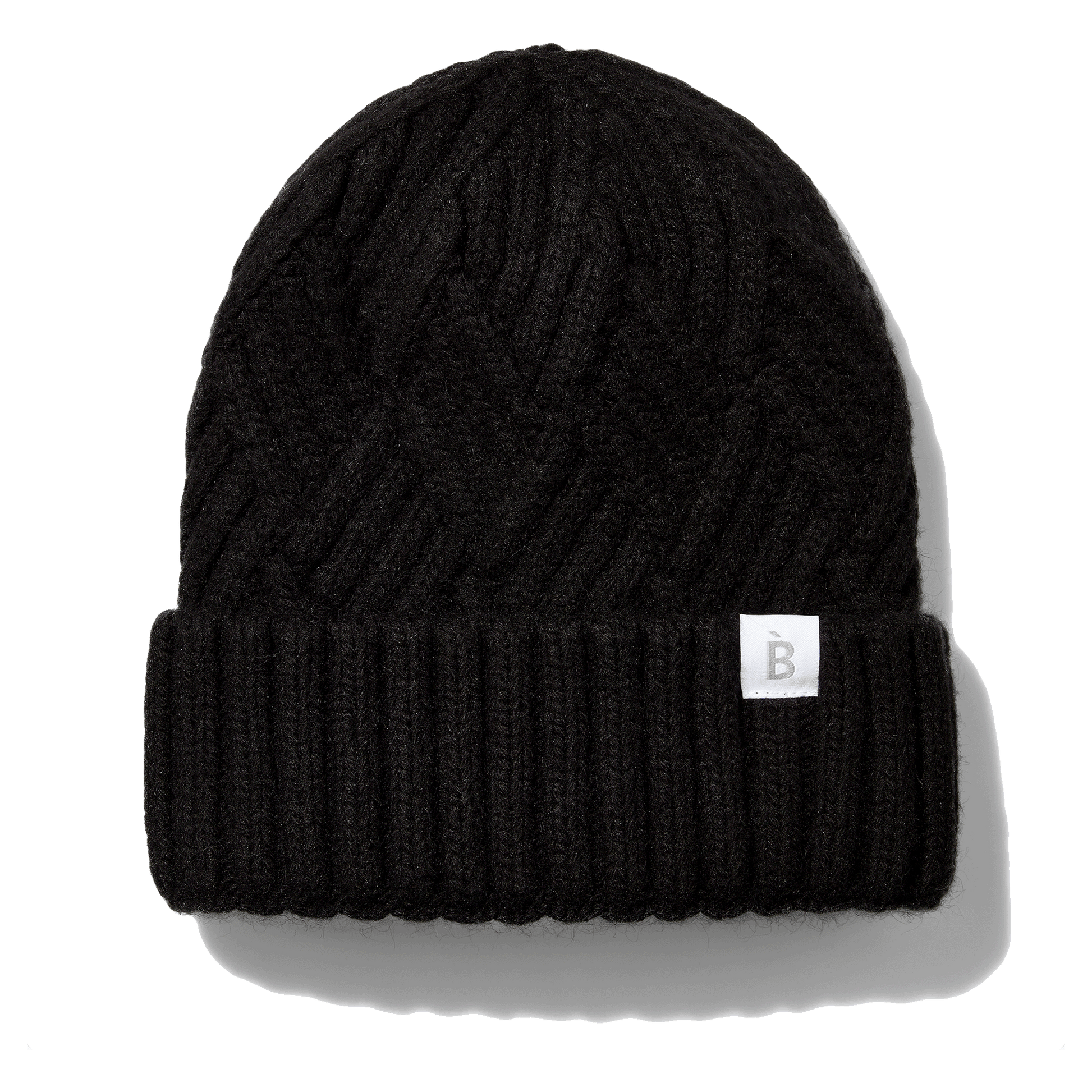 black silk lined beanie