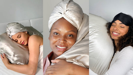 Sleeping with curly hair