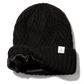 black silk lined beanie