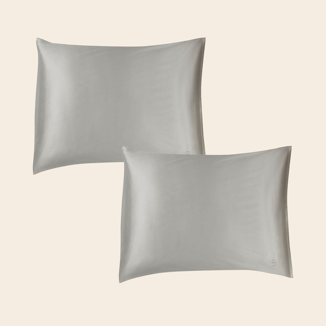 Silk Envelope Pillowcase Bundle - Grey
