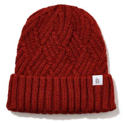 Burgundy Silk Lined Beanie