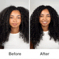 Before and After using our Iconic Curl Duo