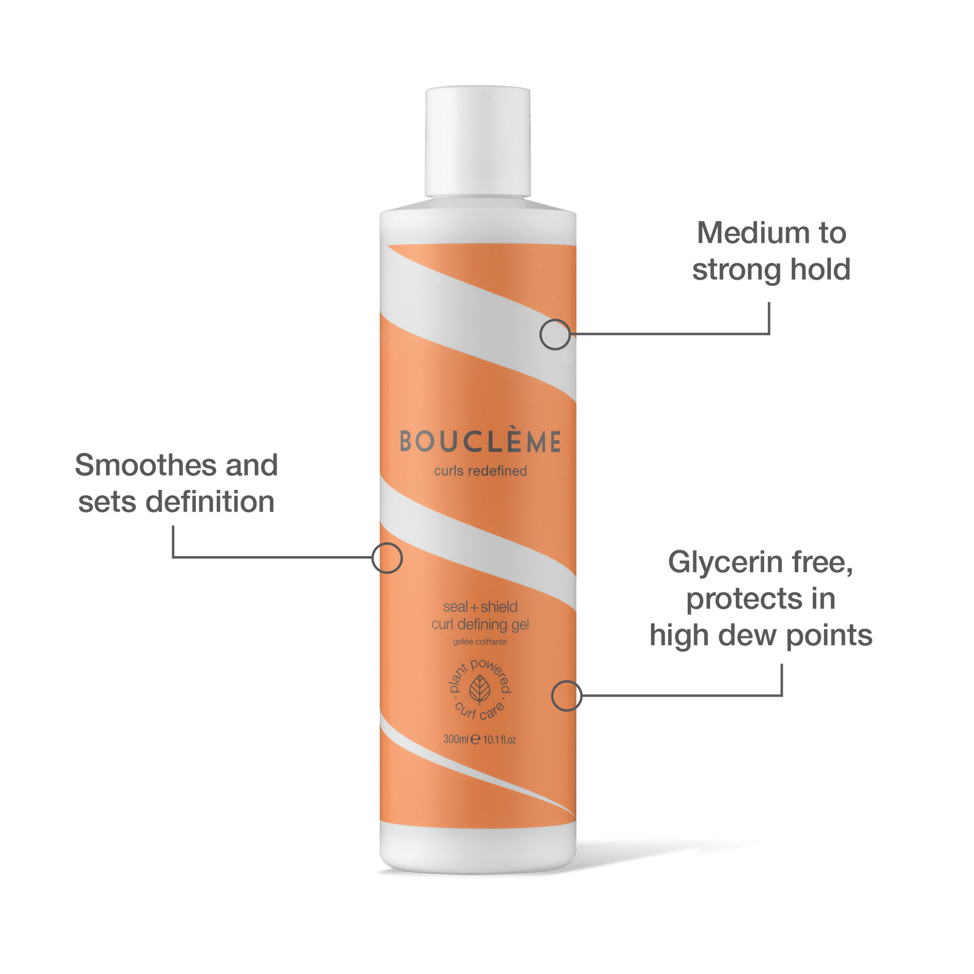 Seal + Shield Curl Defining Gel is a medium to strong hold glycerin free gel to smooth and set curls