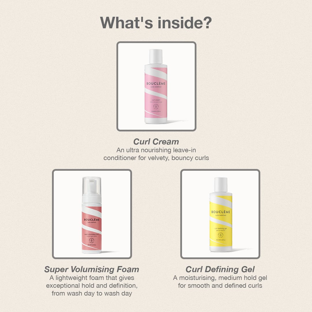 what's inside Bouclème Style Icons kit