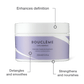 Intensive Moisture Treatment graphic highlighting how the cream enhances definition, detangles and smoothes curly hair and strengthens and replenishes dry strands  