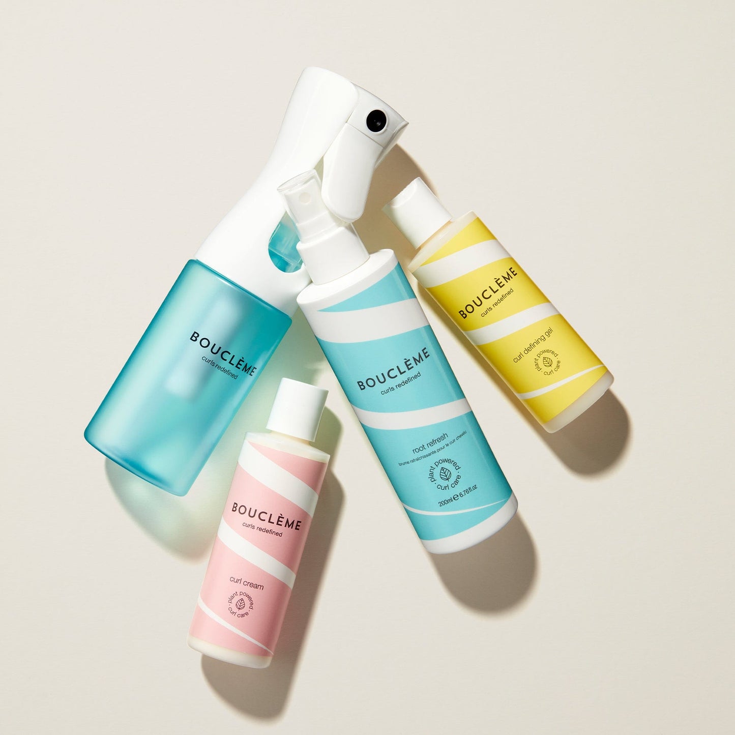 The Boucleme Revive and Refresh Kit for Curly Hair. To effortlessly refresh between-wash curls.