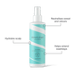 A refreshing mist that soothes and deodorises the scalp. Redefine your curls. Perfect for all hair types.